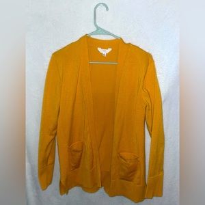 LONG SLEEVE MUSTARD YELLOW SWEATER WOMEN